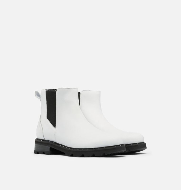 Sorel Dam Stövlar Vita - Lennox™ Chelsea Mid - JAZ-215409
